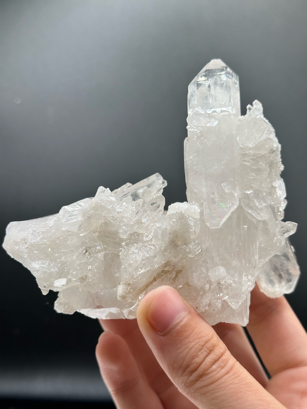 Arkansas Clear Quartz Cluster 🫧🤍🫧 ACQ19